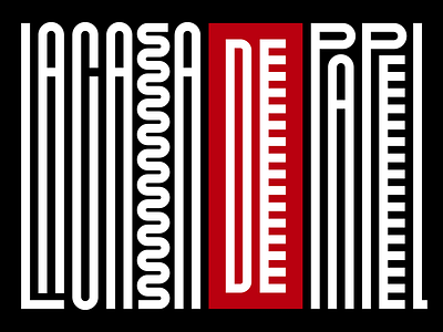La casa de papel design faelpt graphic design instagram lacasadepapel lettering letters netflix type typedesign typography