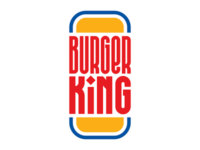 Burger King burger burger king design faelpt illustration instagram lettering letters type typedesign typography