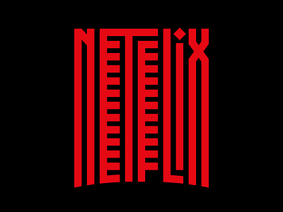 Netflix design faelpt graphic design illustration instagram lettering letters netflix type typedesign typography