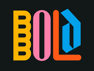 Bold bold design faelpt graphic design illustration instagram lettering letters type typedesign typography