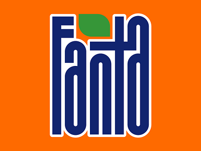 Fanta design faelpt fanta graphic design instagram lettering letters logo orange type typedesign typography