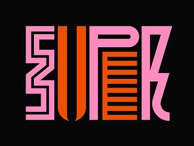 Super design faelpt graphic design illustration instagram lettering letters super type typedesign typography