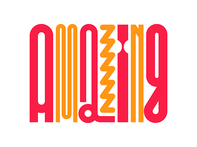 Amazing amazing design faelpt graphic design illustration instagram lettering letters type typedesign typography