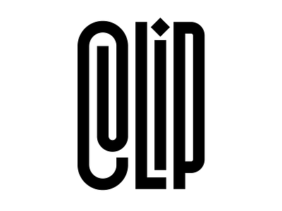 Clip clip design faelpt graphic design illustration instagram lettering letters type typedesign typography