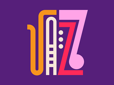 Jazz design faelpt graphic design illustration instagram jazz lettering letters type typedesign typography