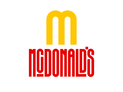 McDonald's design faelpt graphic design instagram lettering letters logo mcdonalds type typedesign typography