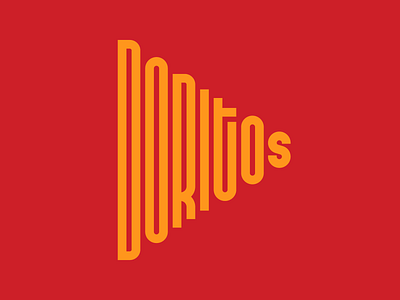 Doritos design doritos faelpt graphic design instagram lettering letters logo type typedesign typography