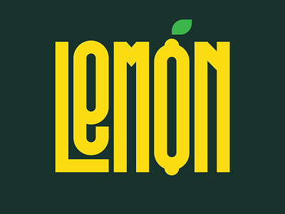 Lemon design faelpt graphic design illustration instagram lemon lettering letters type typedesign typography