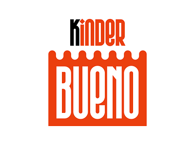 Kinder Bueno design faelpt graphic design instagram kinder kinderbueno lettering letters logo type typedesign typography