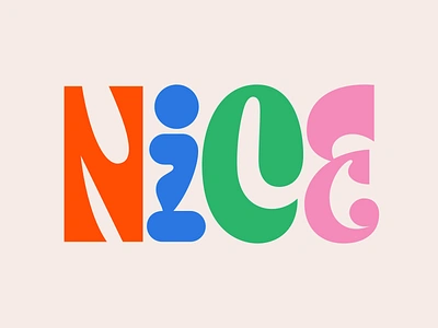 Nice design faelpt graphic design illustration instagram lettering letters nice type typedesign typography