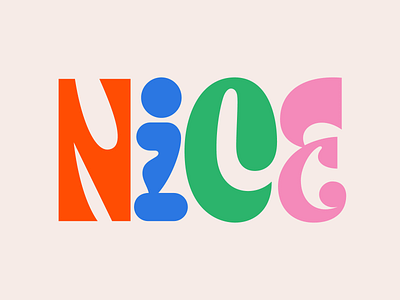Nice design faelpt graphic design illustration instagram lettering letters nice type typedesign typography