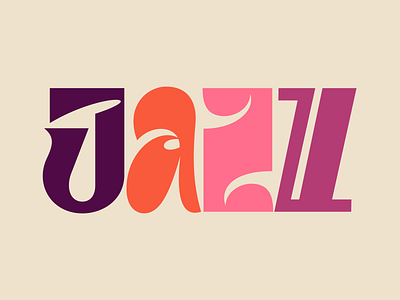 Jazz design faelpt graphic design instagram jazz lettering letters type typedesign typography