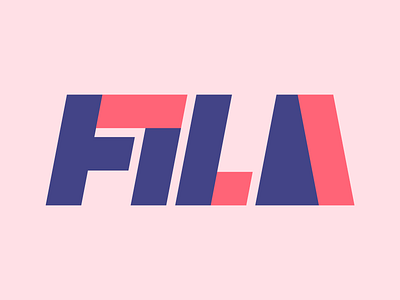 Fila design faelpt fila graphic design instagram lettering letters logo type typedesign typography