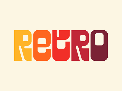 Retro design faelpt graphic design illustration instagram lettering letters retro type typedesign typography