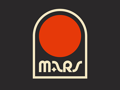 Mars badge design faelpt graphic design instagram lettering letters logo mars type typedesign typography
