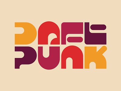 Daft Punk daftpunk design faelpt graphic design illustration instagram lettering letters type typedesign typography