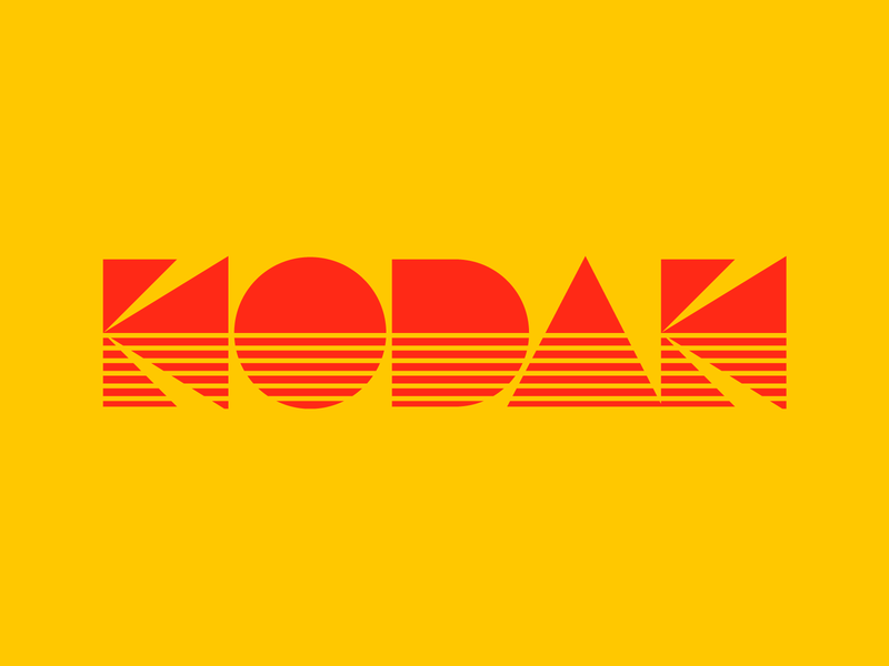 Kodak design faelpt graphic design instagram kodak lettering letters logo type typedesign typography