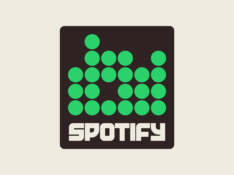 Spotify design faelpt graphic design instagram lettering letters logo spotify type typedesign typography