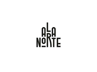 Ala Norte bespoke brand bw customtype design faeldzn logo music type typography