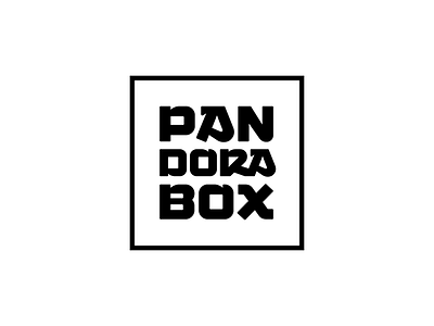 Pandora Box bd bespok comics faeldzn logo openyourmind pandorabox typography typographyinspired work