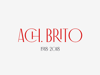 Ach. Brito achbrito antiga artnouveau display font ligatures roman semi serif title type typeface