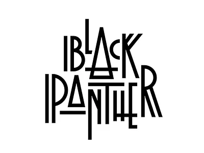 Black Panther black panther blackpanther design faelpt illustration instagram marvelapp type typedesign typography