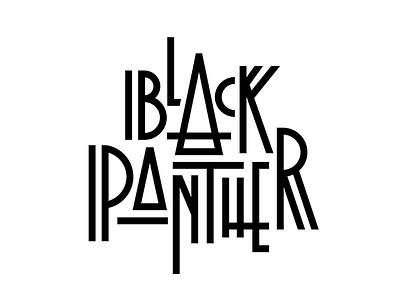 Black Panther black panther blackpanther design faelpt illustration instagram marvelapp type typedesign typography