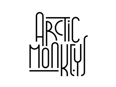 Arctic Monkeys alex turner am arctic monkeys design faelpt music type type daily type design typography