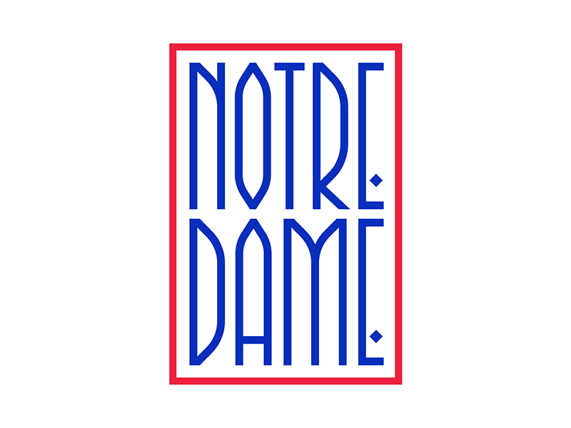 Notre-Dame ❤️🇫🇷 design faelpt france graphic design history notre dame paris type typedesign typography