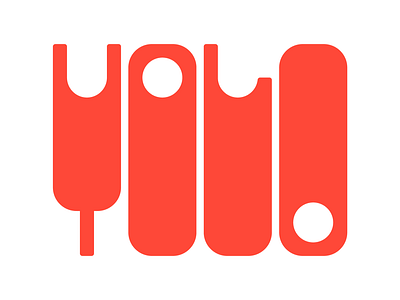 Yolo design faelpt graphic design instagram lettering letters monogram type typedesign typography yolo