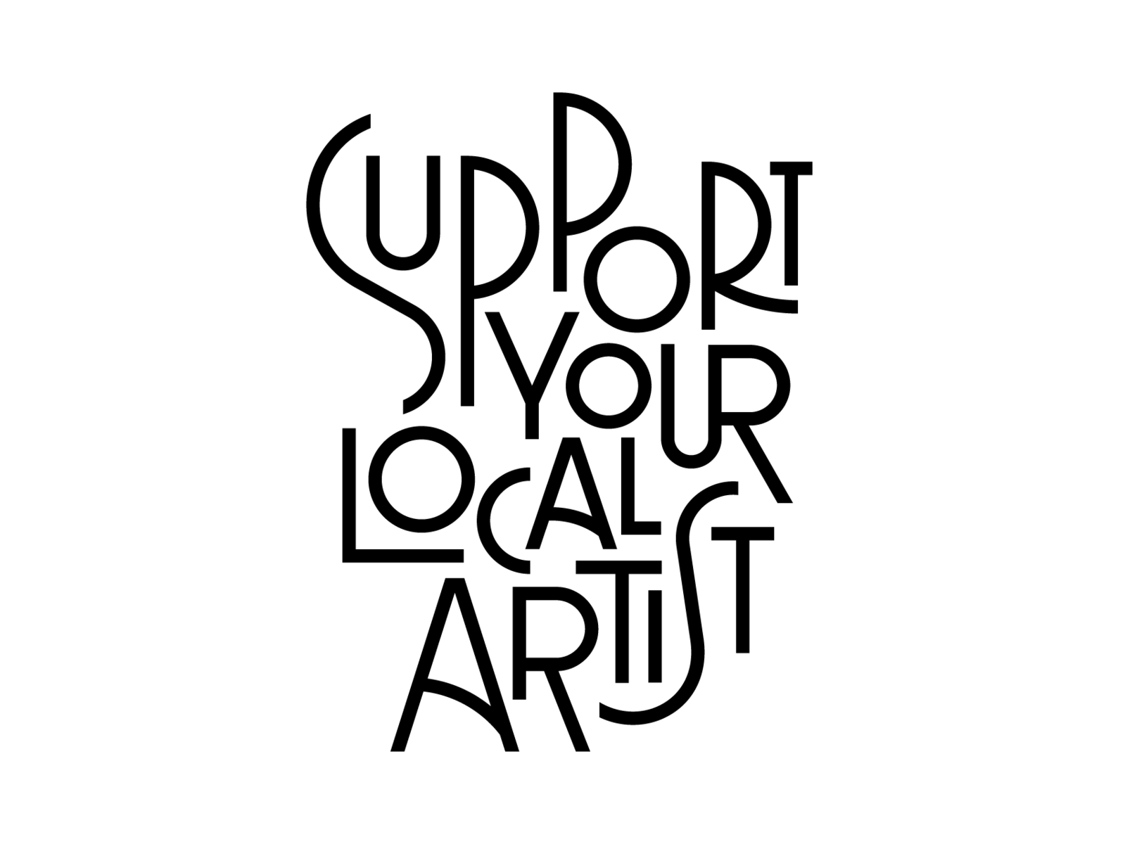 Support Your Local Artist by Rafael Serra on Dribbble