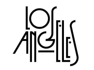 Los Angeles california faelpt hollywood la lettering letters los angeles losangeles typography