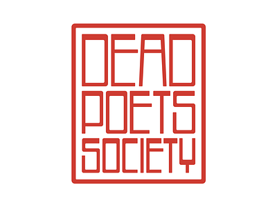 Dead Poets Society classic dead poets society design faelpt lettering letters movie poetry robin williams type typedesign typography