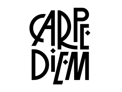 Carpe diem carpe diem design instagram lettering letters quote quotes type typography