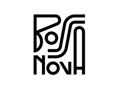 Bossa Nova bossa nova brasil brazil design graphic design joao gilberto lettering music typography
