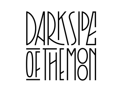 Dark Side Of The Moon dark side of the moon design faelpt instagram lettering letters music pink floyd type typedesign typography