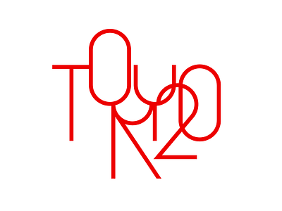 Tokyo 2020 design faelpt graphic design illustration instagram lettering letters olympic games olympics tokyo tokyo 2020 type typedesign typography