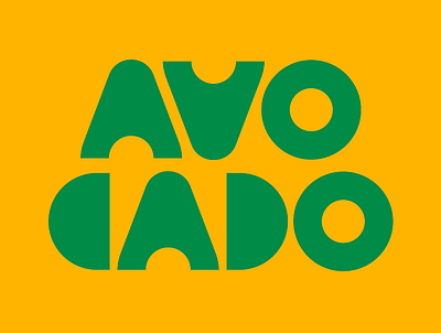 Avocado avocado design faelpt fruit graphic design instagram lettering letters type typedesign typography