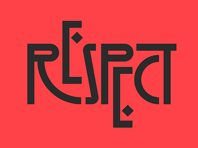 Respect design faelpt illustration instagram lettering quote respect type design typography