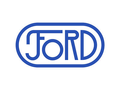 Ford car design faelpt ford graphic design lettering logo type design typography