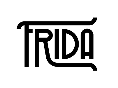 Frida artist design faelpt frida frida kahlo lettering letters type typography
