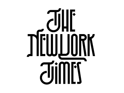 The New York Times design faelpt instagram lettering letters logo newspaper nytimes type typedesign typography