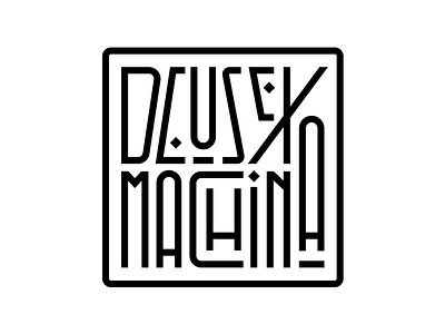 Deus Ex Machina design deus deuscustoms faelpt graphic design instagram lettering letters type typedesign typography