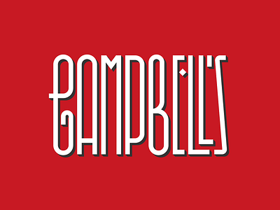 Campbell's andy warhol campbells design faelpt instagram lettering letters soup type typedesign typography