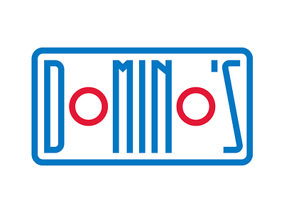 Domino’s Pizza design dominos dominos pizza faelpt instagram lettering letters logo typedesign typography
