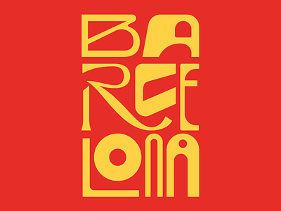 Barcelona barcelona city design faelpt graphic design instagram lettering letters spain type typedesign typography