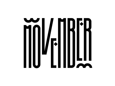 Movember design faelpt graphic design illustration instagram lettering letters movember type typedesign typography