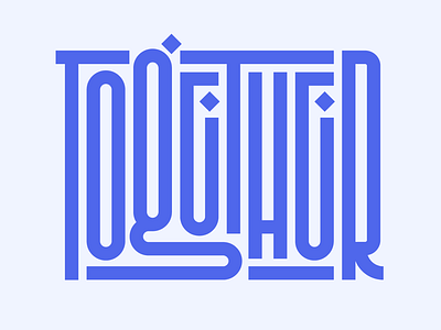Together design faelpt graphic design instagram lettering letters together type typography
