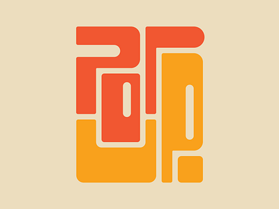 Pop-up design faelpt graphic design illustration instagram lettering letters popup type typedesign typography