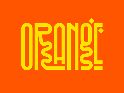 Orange design faelpt illustration instagram lettering letters orange orange logo type typedesign typography